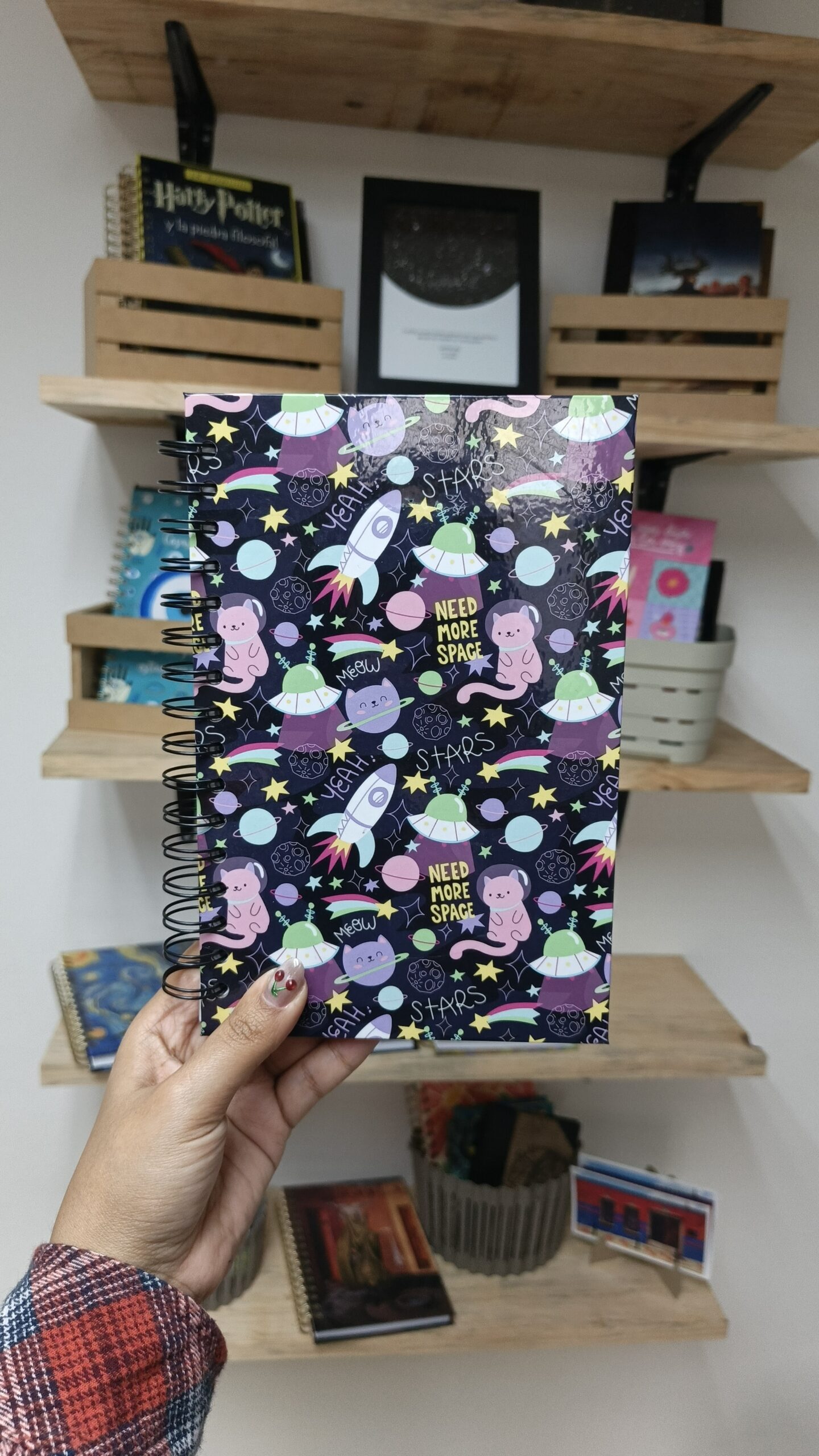 Libreta Gatos Hojas Blancas