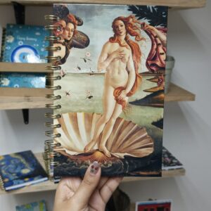 Libreta El Nacimiento de Venus Hojas Blancas