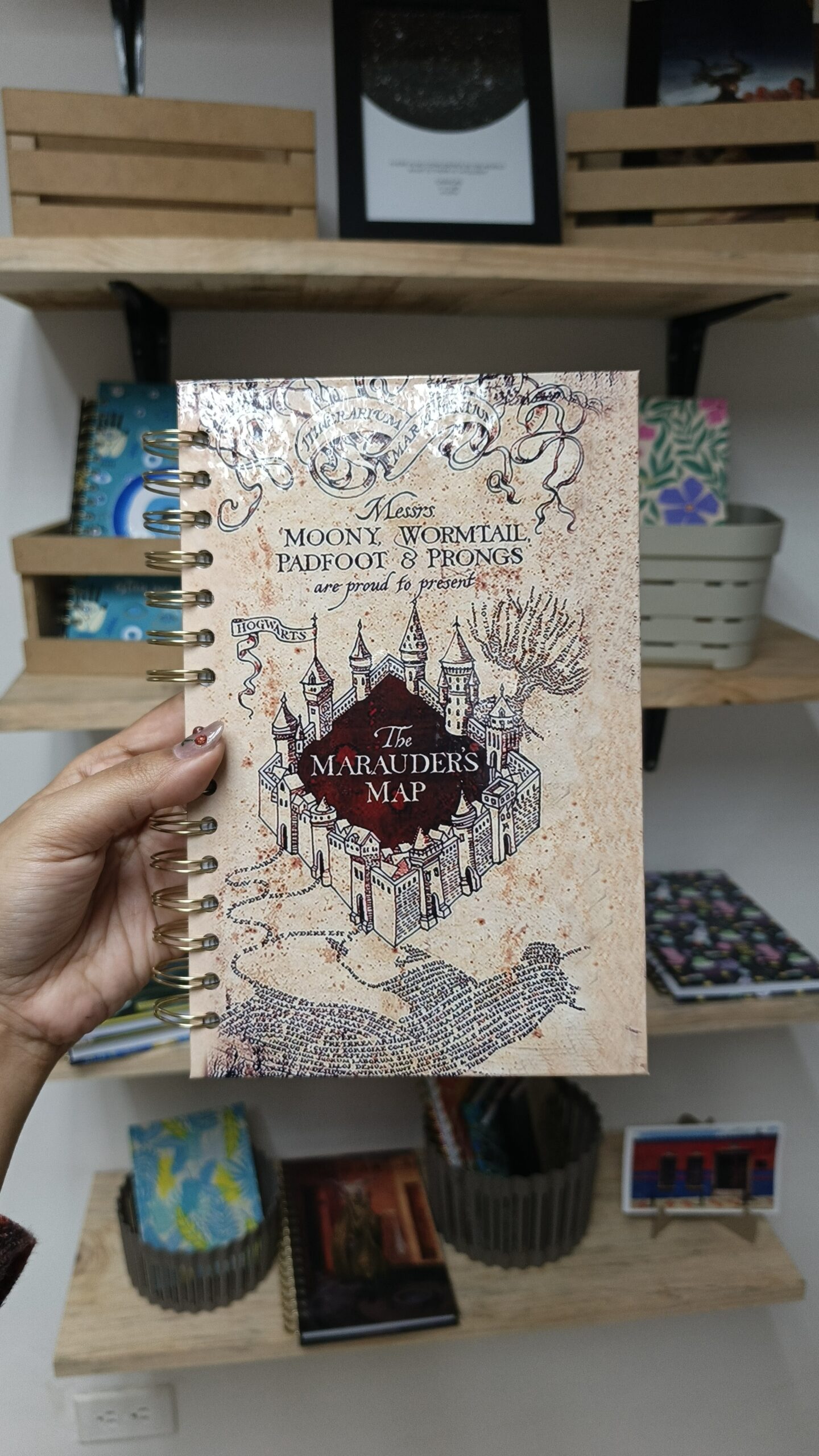 Libreta Mapa del Merodeador Hojas Blancas