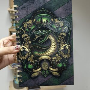 Libreta Slytherin Hojas Blancas
