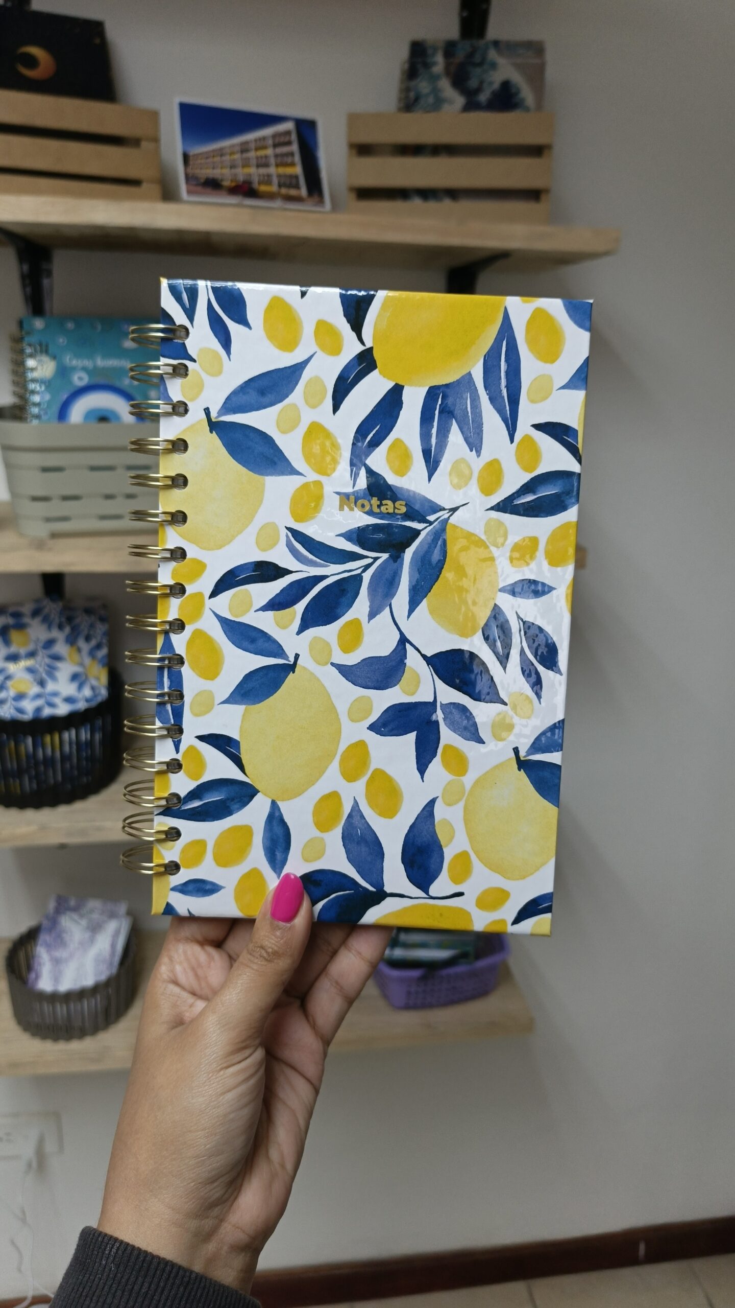 Libreta Limones Hojas Blancas