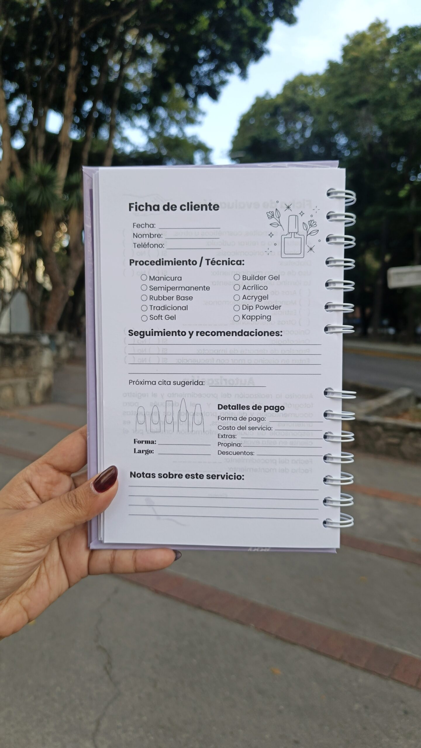 Agenda de Manicurista - Imagen 2