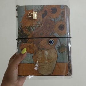 Midori transparente + 3 cuadernos